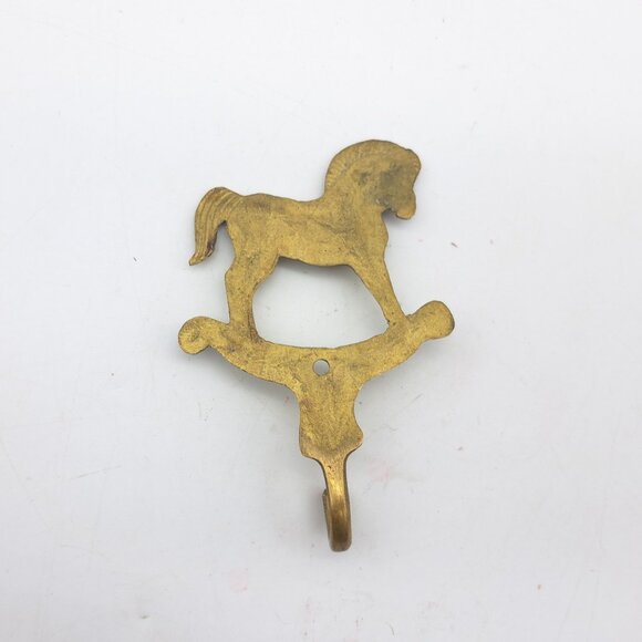 Brass Horse Coat Hook - Picture 5 of 11